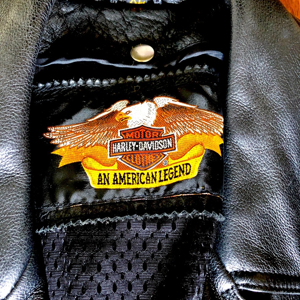 Harley-Davidson Black Leather Jacket.